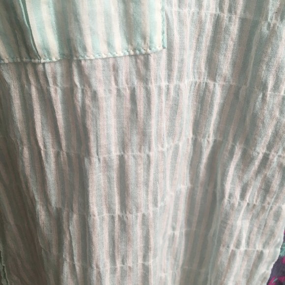 Free People Mixed Media Blouse NWT - Picture 4 of 16